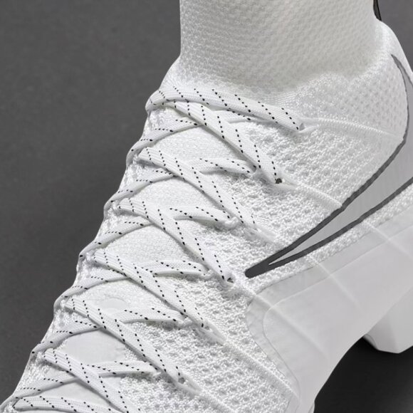 Nike Vapor Edge 360 UT White/Silver Mens Football Cleats Size 8.5 FQ0235 102 NEW main image 4